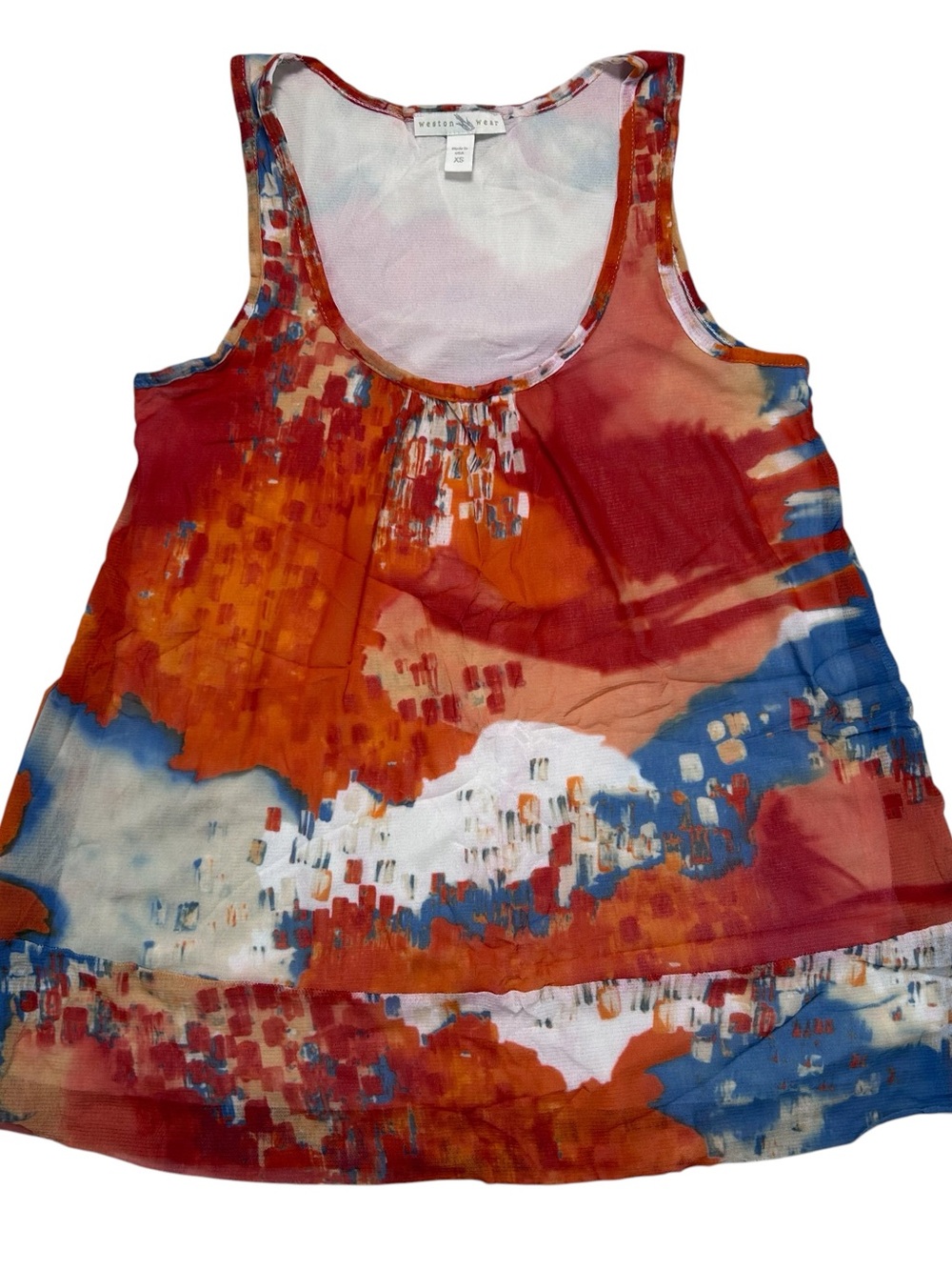 Anthropologie Weston Wear Size XS Gauze Flowy Boho Tank Top